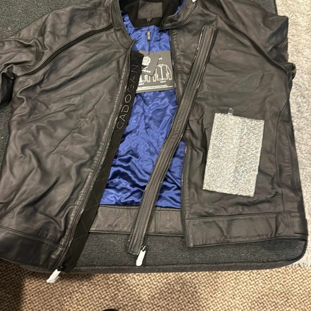 Men's Black Leather Jacket